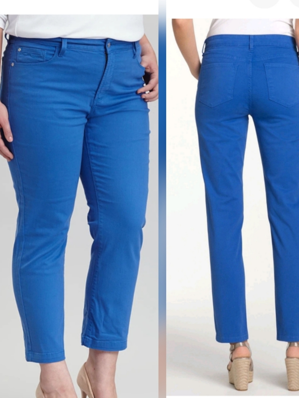 NWT NYDJ Not Your Daughters Jeans Blue Ankle Size 22W